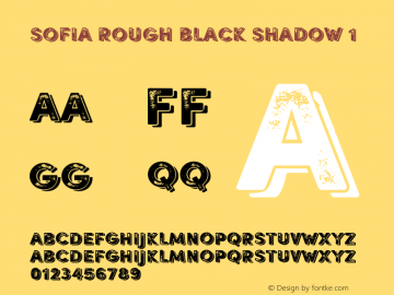 SofiaRough-BlackShadowOne Version 001.001E图片样张