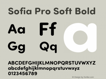 SofiaProSoft-Bold Version 002.001E图片样张