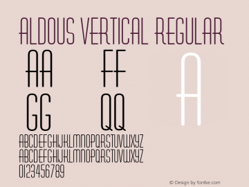 Aldous Vertical Version 1.0图片样张