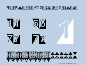 DecoNumbers LH Triangle Version 2.30; 2005图片样张