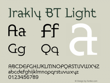 Irakly BT Light Version 1.00图片样张