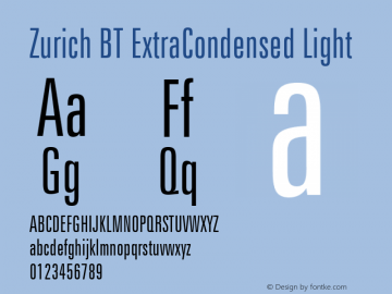 Zurich LtXCn BT Light Version 1.02图片样张