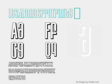 ☞LosAlamosProTrinity Version 1.000;com.myfonts.easy.redrooster.los-alamos.trinity.wfkit2.version.31Gm Font Sample