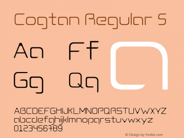 Cogtan Regular 5 Version 1.000;com.myfonts.easy.leandro-ribeiro-machado.cogtan.thin.wfkit2.version.3Uhz Font Sample