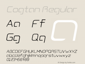 Cogtan Regular 10 Version 1.000;com.myfonts.leandro-ribeiro-machado.cogtan.thin-oblique.wfkit2.3UhB图片样张