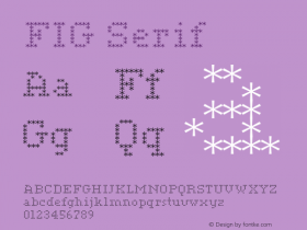 FIG-Serif Version 3.003 Font Sample