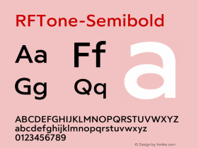 ☞RFTone-Semibold Version 1.000;com.myfonts.easy.russian-fonts.rf-tone.semibold.wfkit2.version.5cgD Font Sample