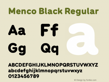 Menco Black W00 Black Version 1.00图片样张