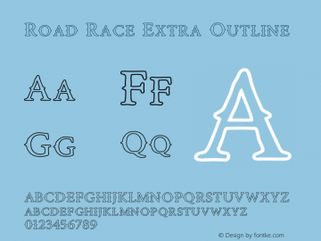 RoadRaceExtra-Outline 1.0图片样张