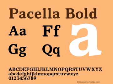 Pacella Bold Altsys Fontographer 3.5  11/25/92图片样张