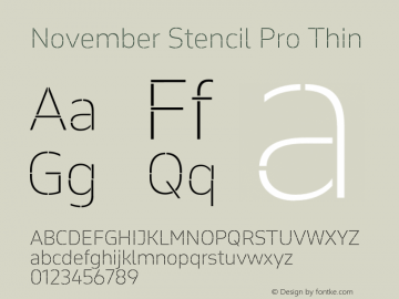 NovemberStencilProThin 001.000图片样张