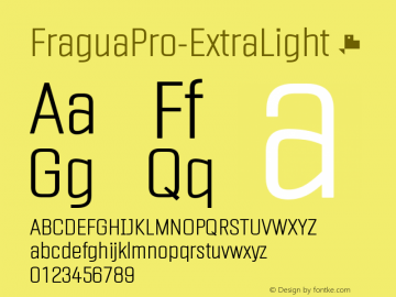 ☞Fragua Pro Extra Light Version 1.681;com.myfonts.easy.defharo.fragua-pro.extra-light.wfkit2.version.5cNY Font Sample