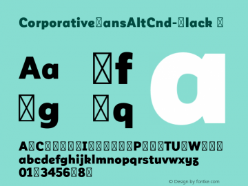 ☞Corporative Sans Alt Cnd Black Version 1.000;PS 001.000;hotconv 1.0.70;makeotf.lib2.5.58329;com.myfonts.easy.latinotype.corporative-sans.alt-condensed-black.wfkit2.version.4rXu图片样张