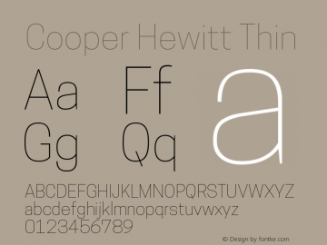 CooperHewitt-Thin 1.000图片样张