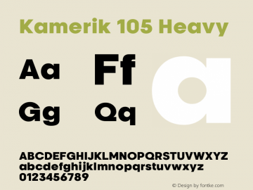 Kamerik 105 Heavy Version 6.000图片样张