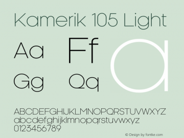 Kamerik 105 Light Version 6.000图片样张