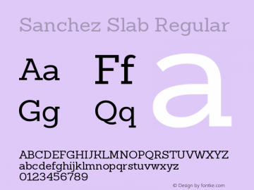SanchezSlab 1.000;com.myfonts.latinotype.sanchez-slab.regular.wfkit2.3VRr图片样张