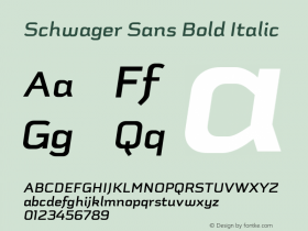 SchwagerSans-BoldItalic Version 1.000;com.myfonts.latinotype.schwager-sans.bold-italic.wfkit2.46Pj Font Sample