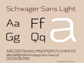 SchwagerSans-Light Version 1.000;com.myfonts.latinotype.schwager-sans.light.wfkit2.46Pm Font Sample