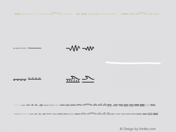 Jabana Extras Lines Regular Version 1.000;PS 1.0;hotconv 1.0.72;makeotf.lib2.5.5900 Font Sample