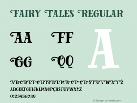 FairyTales 1.000 Font Sample