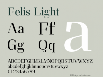 Felis-Light Version 1.000图片样张