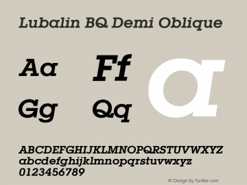 LubalinBQ-DemiOblique 001.000图片样张
