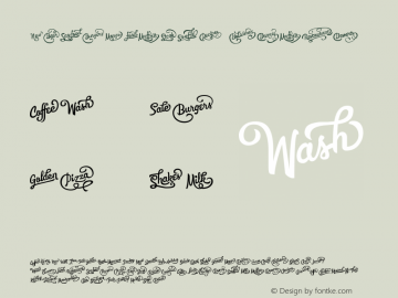 ChefScriptWords Version 1.000 Font Sample