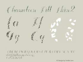 Chameleon Fill Skin2 Version 1.000 Font Sample