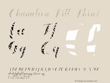 Chameleon Fill Skin1 Version 1.000 Font Sample