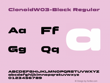 Clonoid W03 Black Version 1.00图片样张