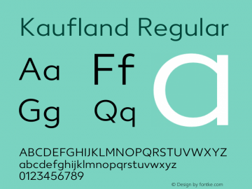 Kaufland-Regular Version 8.000图片样张