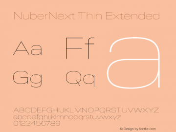 NuberNext Thin Extended Version 001.000 October 2018;YWFTv17图片样张