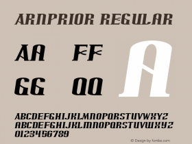 Arnprior Regular OTF 3.000;PS 001.001;Core 1.0.29 Font Sample