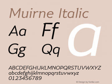 Muirne-Italic 001.001图片样张