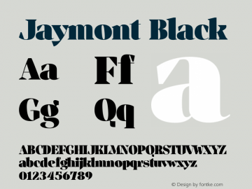 Jaymont-Black Version 1.000图片样张