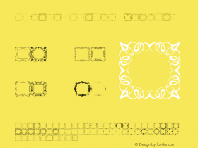 Square Frames Version 1.00;December 15, 2018;FontCreator 11.5.0.2430 32-bit图片样张