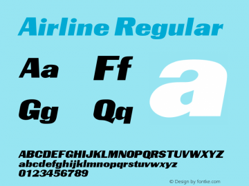 Airline Regular 001.001图片样张