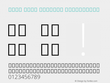 Noto Sans Bengali ExtraLight Version 2.000图片样张