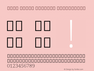 Noto Serif Kannada ExtraLight Version 2.001; ttfautohint (v1.8.2)图片样张