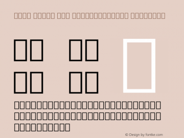 Noto Serif Lao SemiCondensed SemiBold Version 2.000 Font Sample