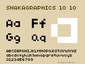 SHAKAGRAPHICS 10 10 Macromedia Fontographer 4.1J 00.11.27图片样张