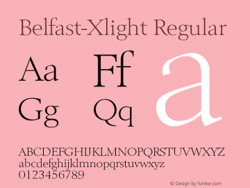 Belfast-Xlight Regular 001.001图片样张