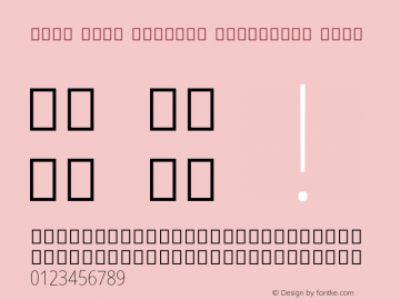 Noto Sans Sinhala Condensed Thin Version 2.000; ttfautohint (v1.8.2)图片样张