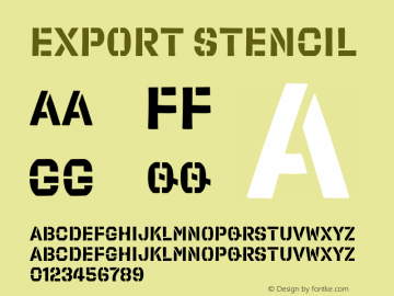 Export-Stencil Version 1.001图片样张