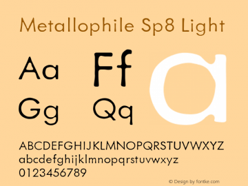 Metallophile Sp8 Light Version 1.003; Metallophile Sp8 Light图片样张