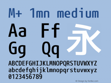 M+ 1mn medium 图片样张