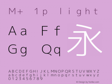 M+ 1p light 图片样张