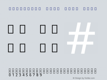 Noto Emoji Nerd Font Complete Version 1.05 uh Font Sample