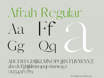 Afrah-Light 0.1.0图片样张